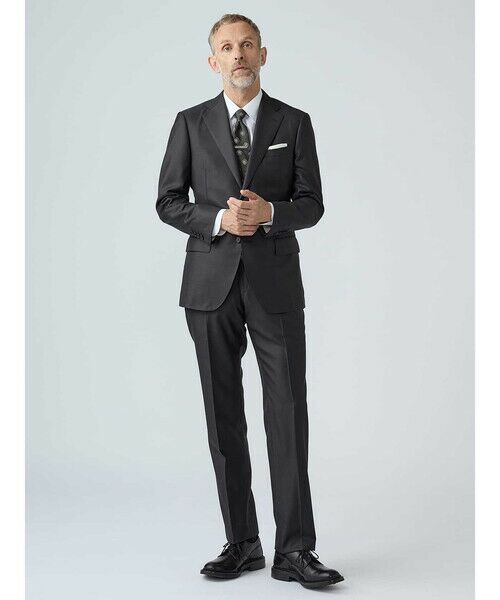 Aquascutum / アクアスキュータム セットアップ | Honey Ash-Black-Suit | 詳細1