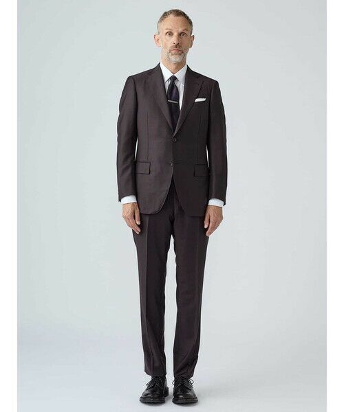 Aquascutum / アクアスキュータム セットアップ | Shiny Plum Suit | 詳細2