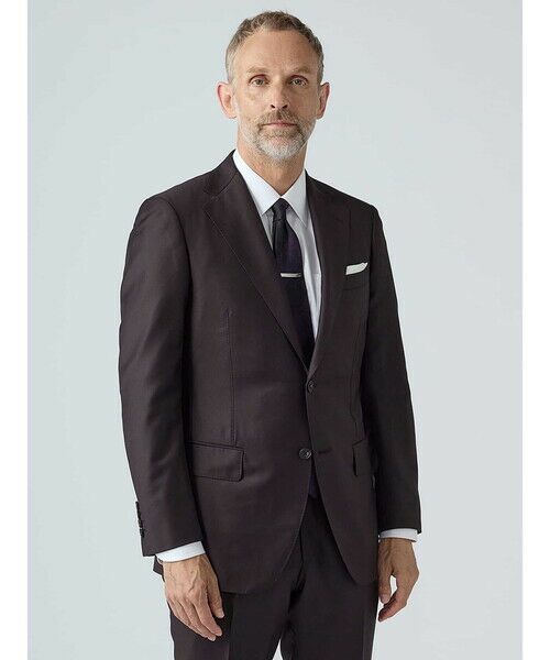 Aquascutum / アクアスキュータム セットアップ | Shiny Plum Suit(パープル)