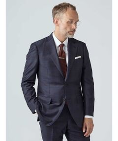 Aquascutum / アクアスキュータム セットアップ | Navy Coloured Check Suit