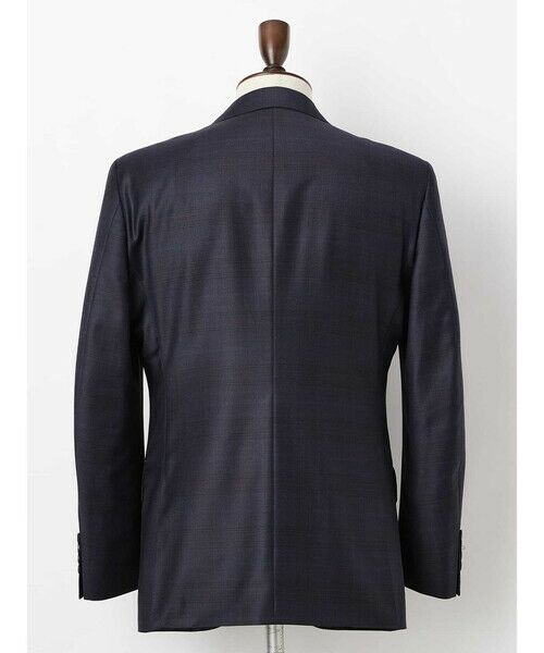 Aquascutum / アクアスキュータム セットアップ | Navy Coloured Check Suit | 詳細10