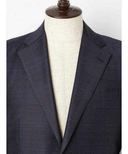Aquascutum / アクアスキュータム セットアップ | Navy Coloured Check Suit | 詳細11