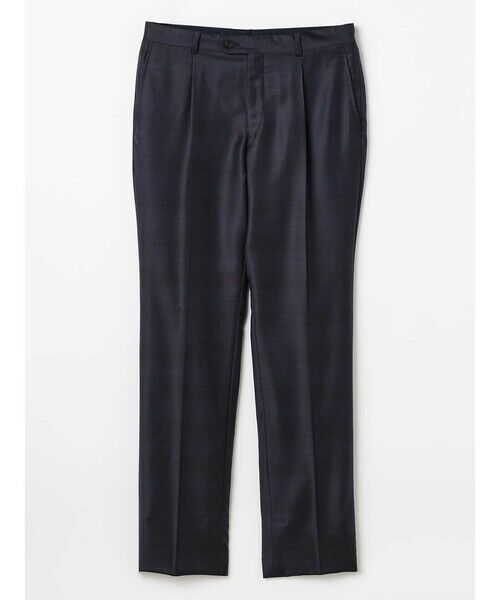 Aquascutum / アクアスキュータム セットアップ | Navy Coloured Check Suit | 詳細14