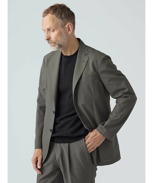 Aquascutum / アクアスキュータム テーラードジャケット | 【セットアップ対応】TEC.3 Dobby Jacket（ｶｰｷ）