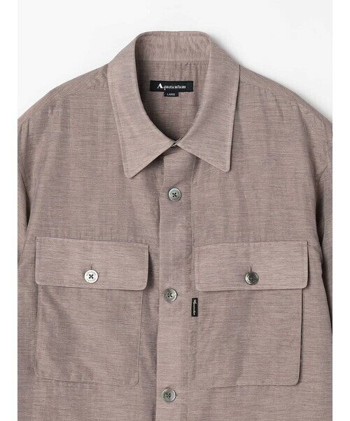 Aquascutum / アクアスキュータム シャツ・ブラウス | Light Shirt Jacket | 詳細8