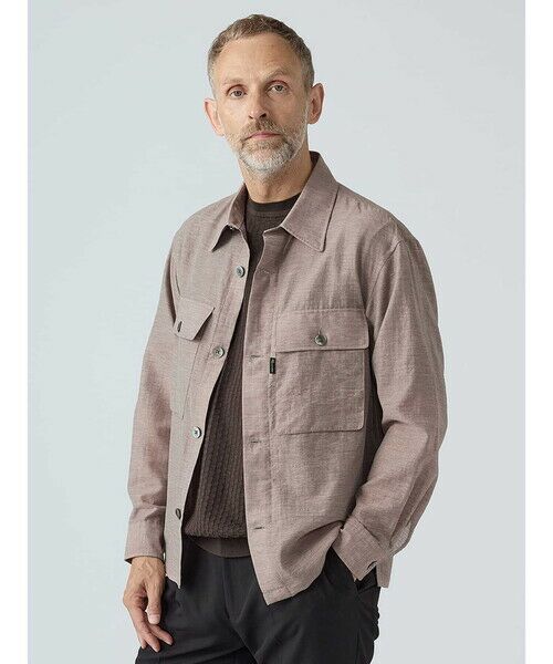 Aquascutum / アクアスキュータム シャツ・ブラウス | Light Shirt Jacket（ﾍﾞｰｼﾞｭ）