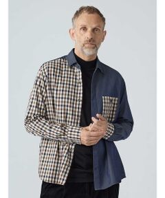 Aquascutum / アクアスキュータム シャツ・ブラウス | Combination Over Shirt