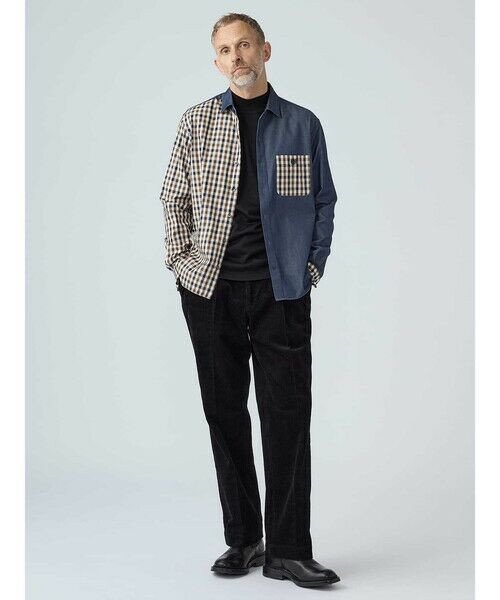 Aquascutum / アクアスキュータム シャツ・ブラウス | Combination Over Shirt | 詳細1