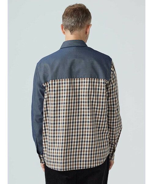 Aquascutum / アクアスキュータム シャツ・ブラウス | Combination Over Shirt | 詳細4