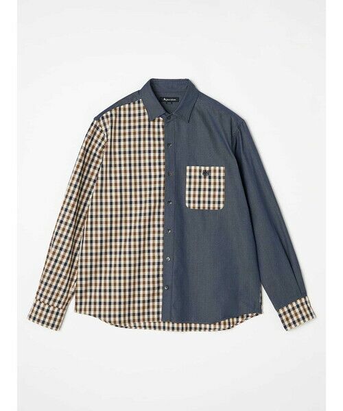 Aquascutum / アクアスキュータム シャツ・ブラウス | Combination Over Shirt | 詳細6
