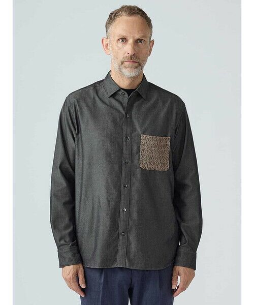 Aquascutum / アクアスキュータム シャツ・ブラウス | Denim Over Shirt | 詳細2