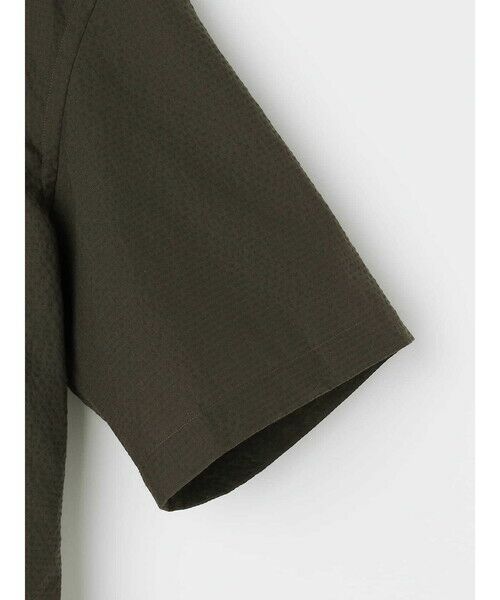 Aquascutum / アクアスキュータム シャツ・ブラウス | (Summer)Crinkle Plain Short Sleeve Shirt | 詳細3