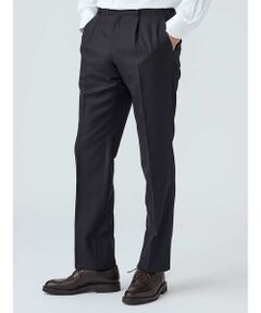 Aquascutum / アクアスキュータム スラックス・ドレスパンツ | S140's Navy Trousers