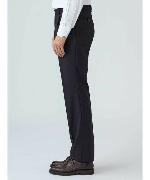 Aquascutum / アクアスキュータム スラックス・ドレスパンツ | S140's Navy Trousers | 詳細3