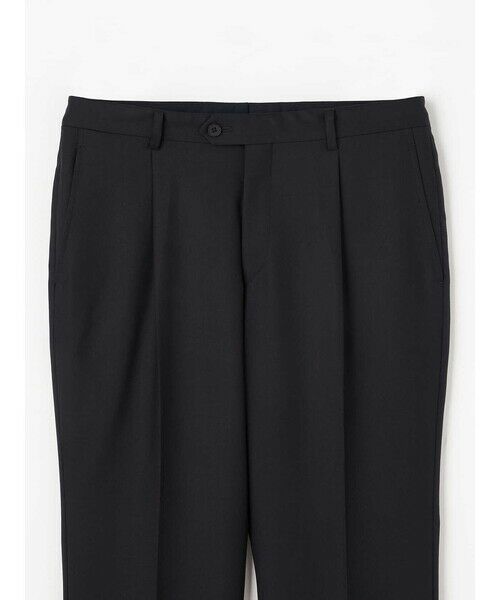 Aquascutum / アクアスキュータム スラックス・ドレスパンツ | S140's Navy Trousers | 詳細8