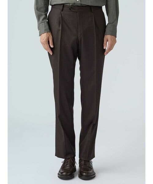 Aquascutum / アクアスキュータム スラックス・ドレスパンツ | Light Flannel Trousers | 詳細6