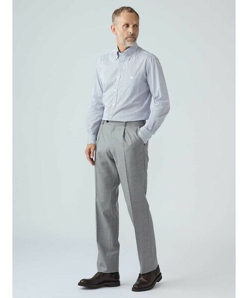 Aquascutum / アクアスキュータム スラックス・ドレスパンツ | Flannnel Trousers | 詳細1