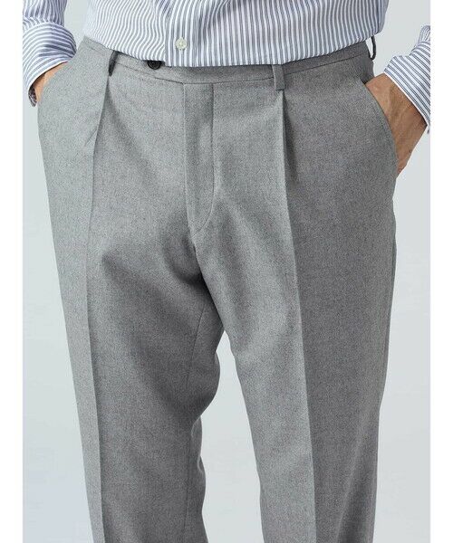 Aquascutum / アクアスキュータム スラックス・ドレスパンツ | Flannnel Trousers | 詳細5