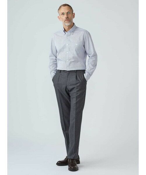 Aquascutum / アクアスキュータム スラックス・ドレスパンツ | Flannnel Trousers | 詳細12