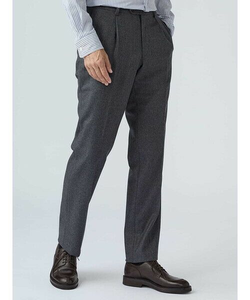Aquascutum / アクアスキュータム スラックス・ドレスパンツ | Flannnel Trousers（ｸﾞﾚｰ）