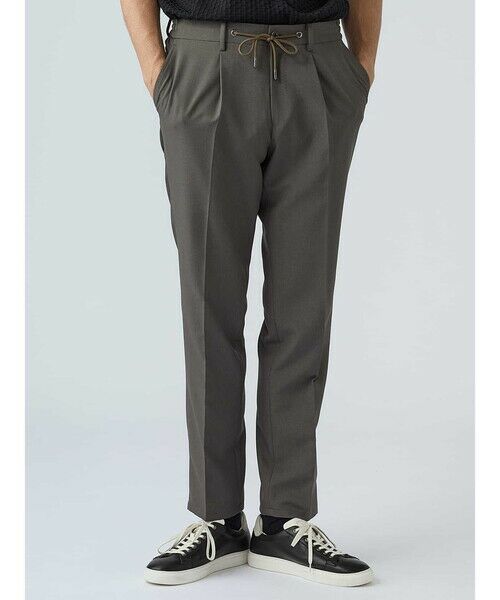 Aquascutum / アクアスキュータム スラックス・ドレスパンツ | 【セットアップ対応】TEC.3 Dobby Pants(カーキ)