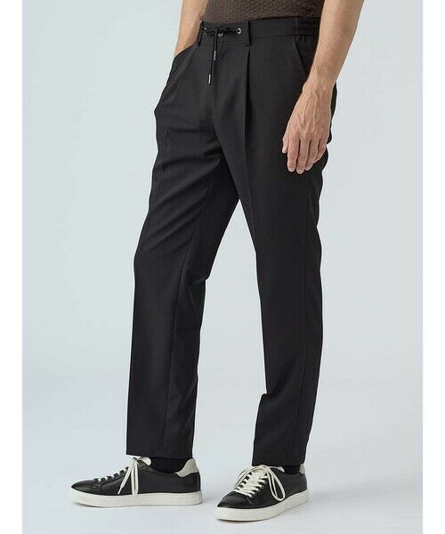 Aquascutum / アクアスキュータム スラックス・ドレスパンツ | 【セットアップ対応】TEC.3 Dobby Pants(ブラック)
