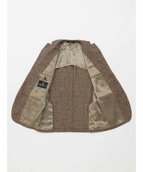 Aquascutum / アクアスキュータム テーラードジャケット | Deer Houndstooth Jacket | 詳細10