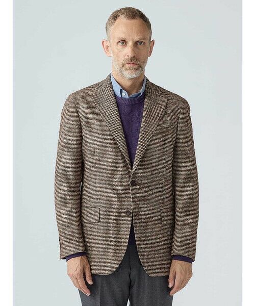 Aquascutum / アクアスキュータム テーラードジャケット | Deer Houndstooth Jacket | 詳細2