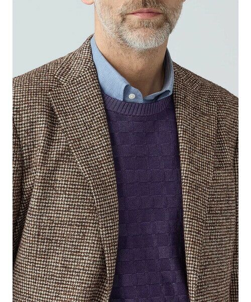 Aquascutum / アクアスキュータム テーラードジャケット | Deer Houndstooth Jacket | 詳細5