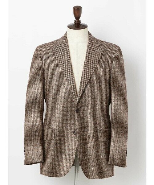 Aquascutum / アクアスキュータム テーラードジャケット | Deer Houndstooth Jacket | 詳細6