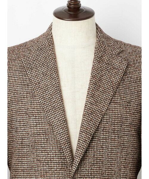 Aquascutum / アクアスキュータム テーラードジャケット | Deer Houndstooth Jacket | 詳細8