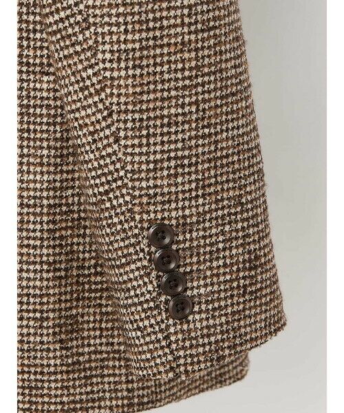 Aquascutum / アクアスキュータム テーラードジャケット | Deer Houndstooth Jacket | 詳細9