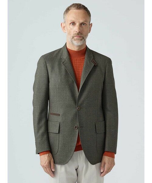 Aquascutum / アクアスキュータム テーラードジャケット | Light  Flannel Jacket | 詳細2