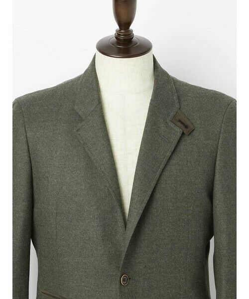 Aquascutum / アクアスキュータム テーラードジャケット | Light  Flannel Jacket | 詳細8