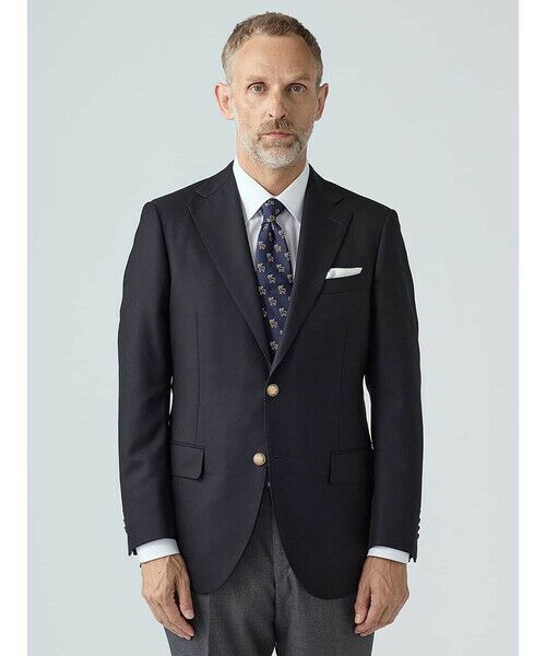 Aquascutum / アクアスキュータム テーラードジャケット | Navy Blazer | 詳細2