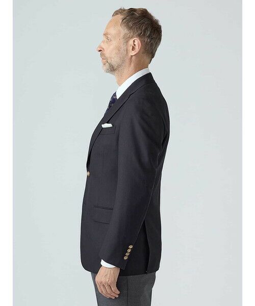 Aquascutum / アクアスキュータム テーラードジャケット | Navy Blazer | 詳細3