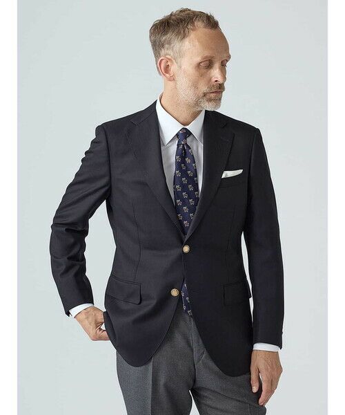 Aquascutum / アクアスキュータム テーラードジャケット | Navy Blazer（ﾈｲﾋﾞｰ）