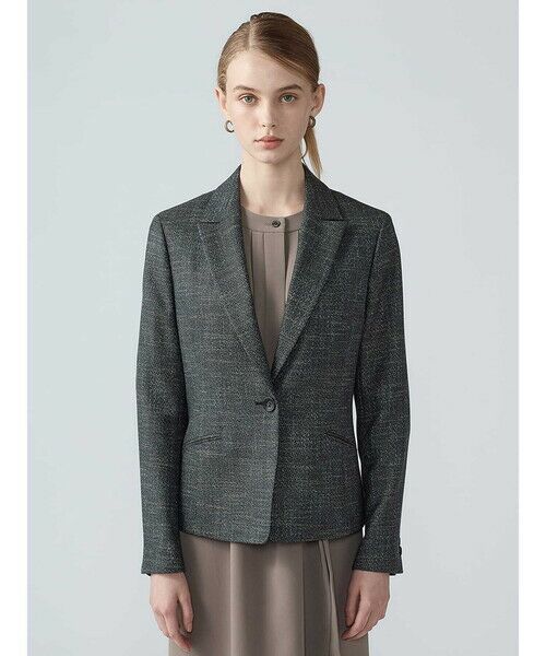 Aquascutum / アクアスキュータム テーラードジャケット | Botto Giuseppe ウールカシミヤムリネジャケット | 詳細2