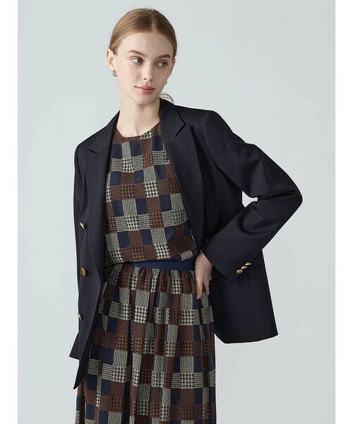 Aquascutum / アクアスキュータム テーラードジャケット | ウールツイルジャケット（ﾈｲﾋﾞｰ）
