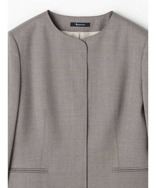 Aquascutum / アクアスキュータム テーラードジャケット | 【セットアップ対応】REDA クラシックツイルノーカラージャケット | 詳細10