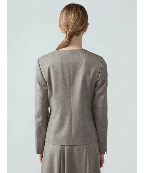 Aquascutum / アクアスキュータム テーラードジャケット | 【セットアップ対応】REDA クラシックツイルノーカラージャケット | 詳細6