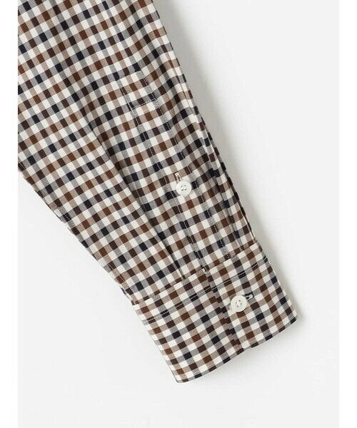 Aquascutum / アクアスキュータム ドレス | THOMAS MASON 別注クラブチェックブロードドレス | 詳細9