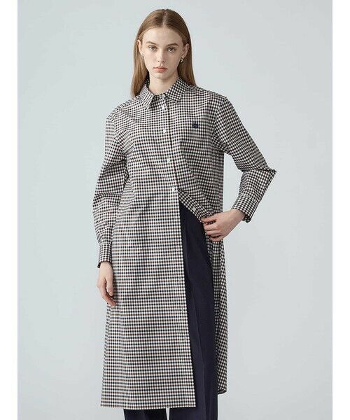 Aquascutum / アクアスキュータム ドレス | THOMAS MASON 別注クラブチェックブロードドレス（ﾈｲﾋﾞｰ）