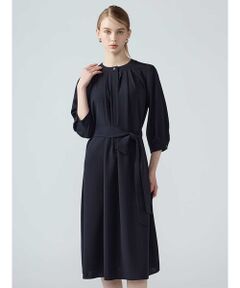 Aquascutum / アクアスキュータム ドレス | 強撚ポリエステルドレス