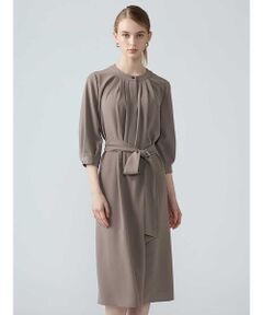 Aquascutum / アクアスキュータム ドレス | 強撚ポリエステルドレス