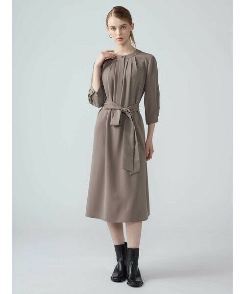 Aquascutum / アクアスキュータム ドレス | 強撚ポリエステルドレス | 詳細4