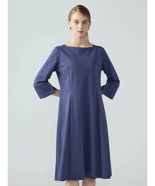 Aquascutum / アクアスキュータム ドレス | アルビニポンチドレス（ﾌﾞﾙｰ）