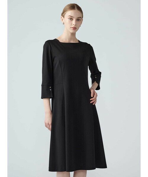 Aquascutum / アクアスキュータム ドレス | アルビニポンチドレス（ﾌﾞﾗｯｸ）