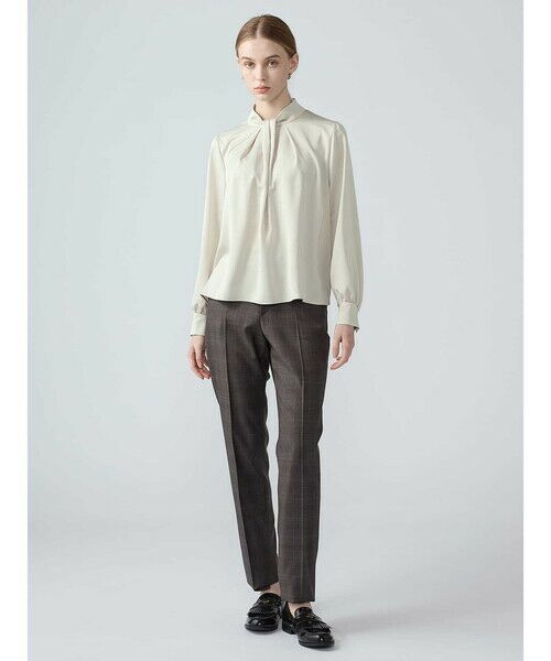 Aquascutum / アクアスキュータム シャツ・ブラウス | クレープサテンブラウス | 詳細2