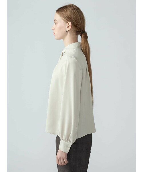 Aquascutum / アクアスキュータム シャツ・ブラウス | クレープサテンブラウス | 詳細4